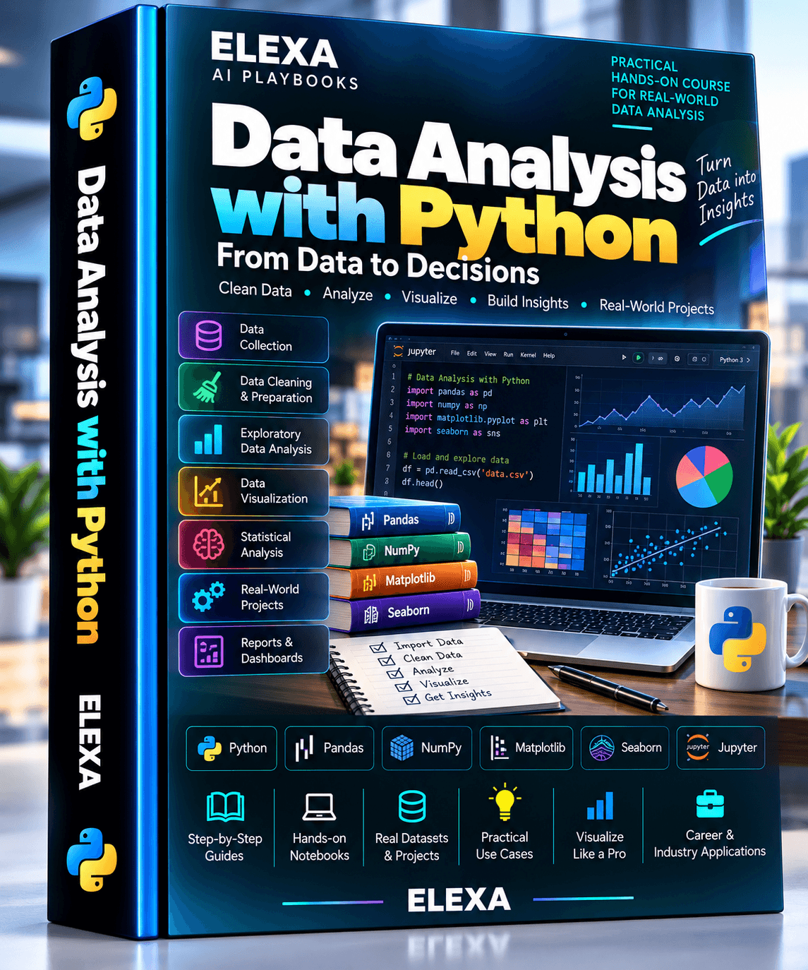 Data Analysis with Python Playbook playbook cover